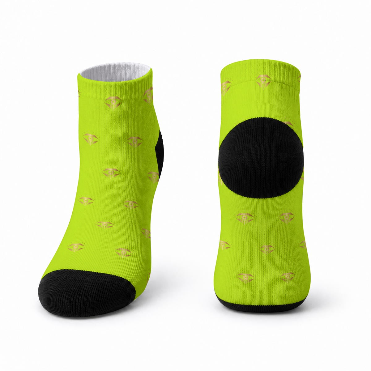 MD signature logo socks-lime