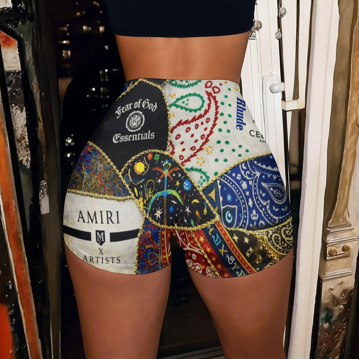 Luxury Chaos Designer Shorts
