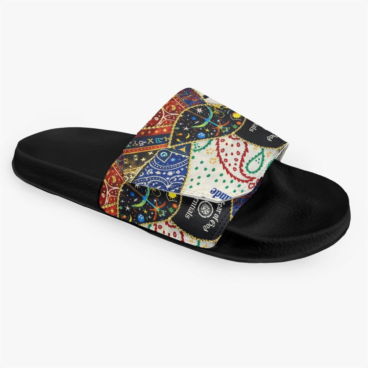 Luxury Chaos Velcro Slippers