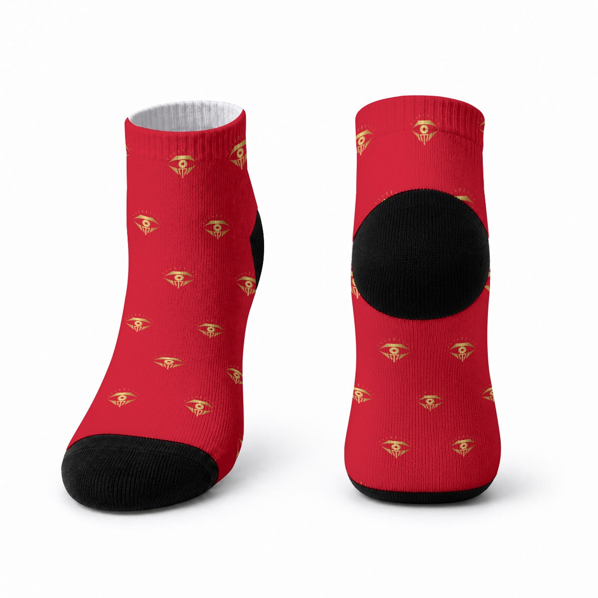 MD signature logo socks-red