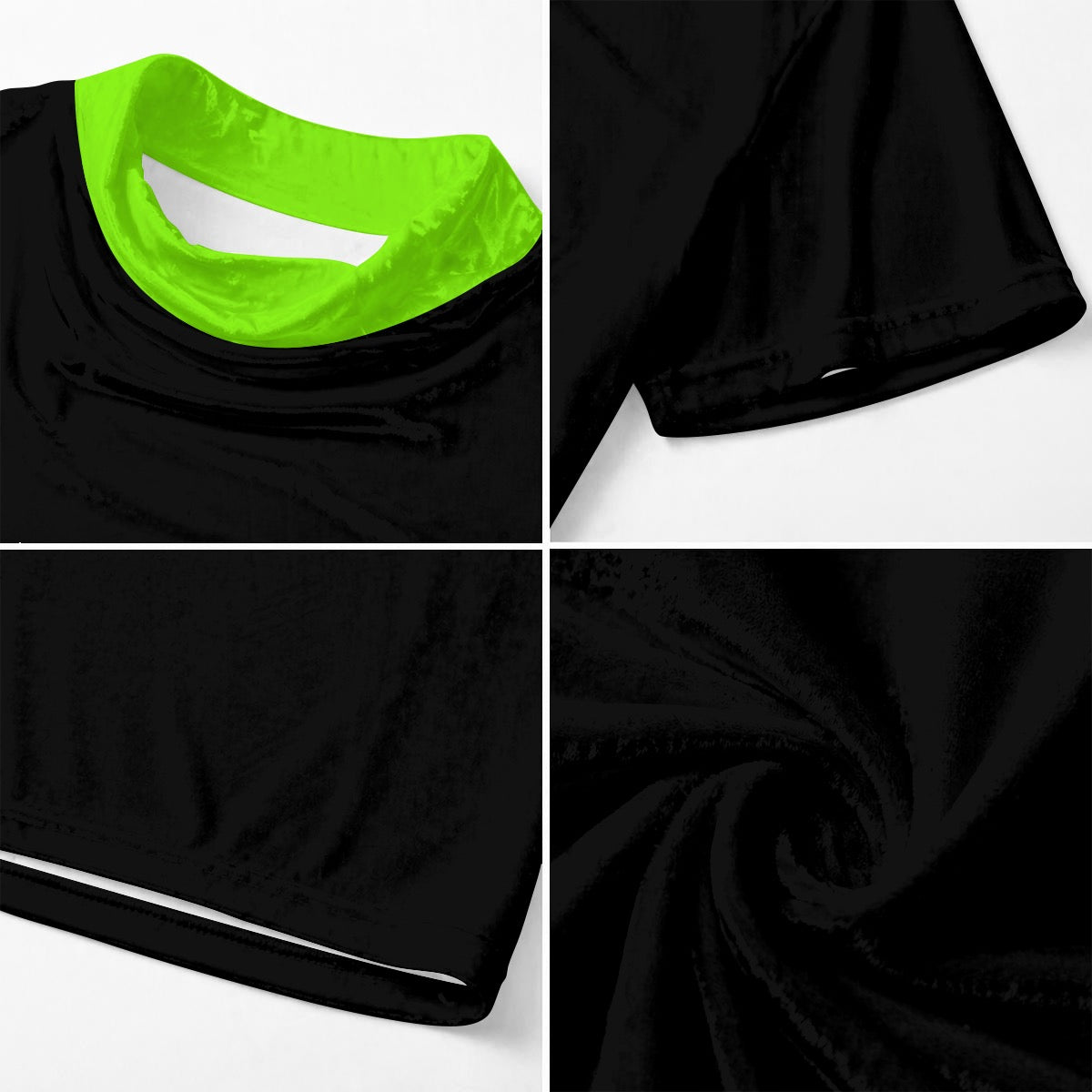 Acid Designer Draped Neck Shirt