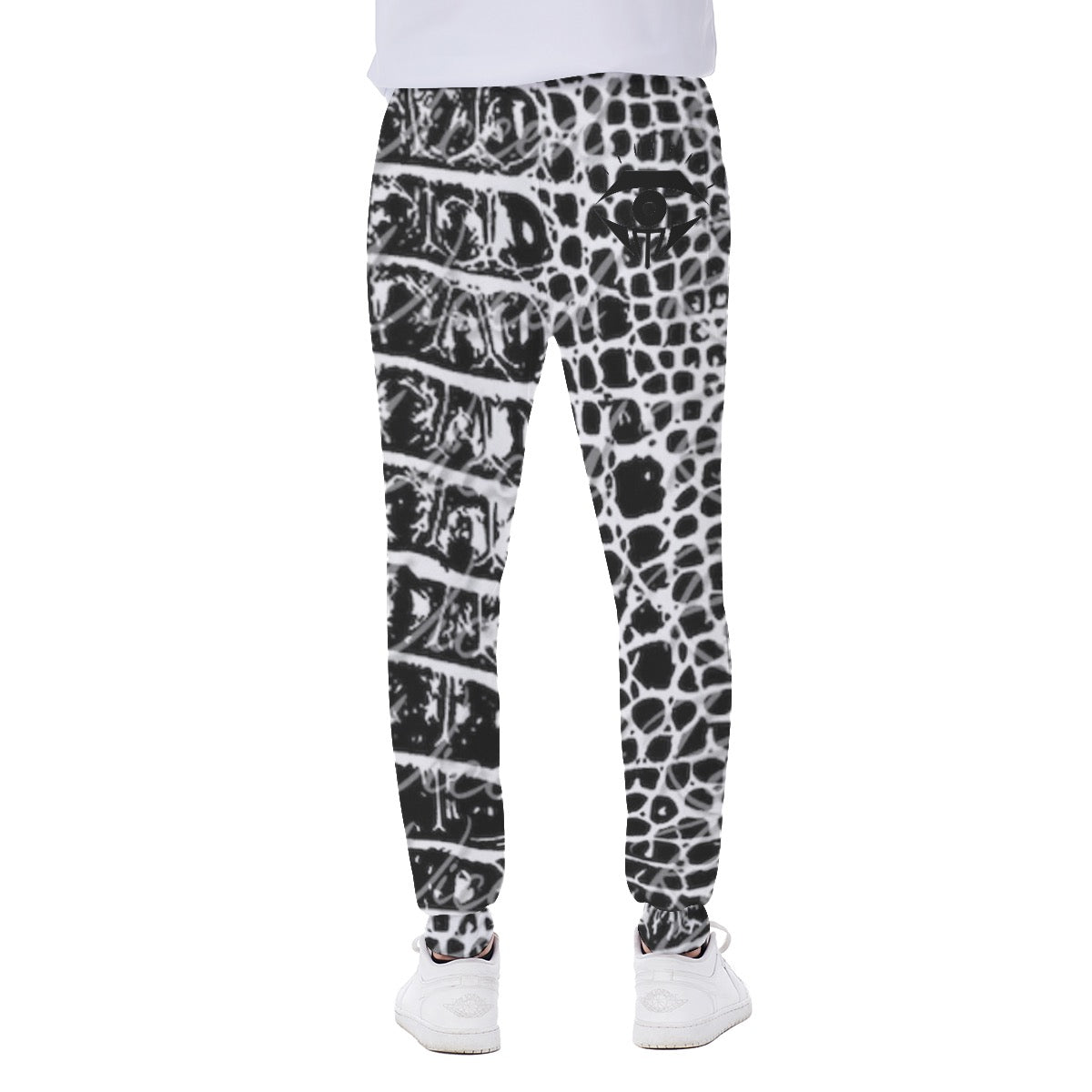 Black/Gray Gator Sweatpants