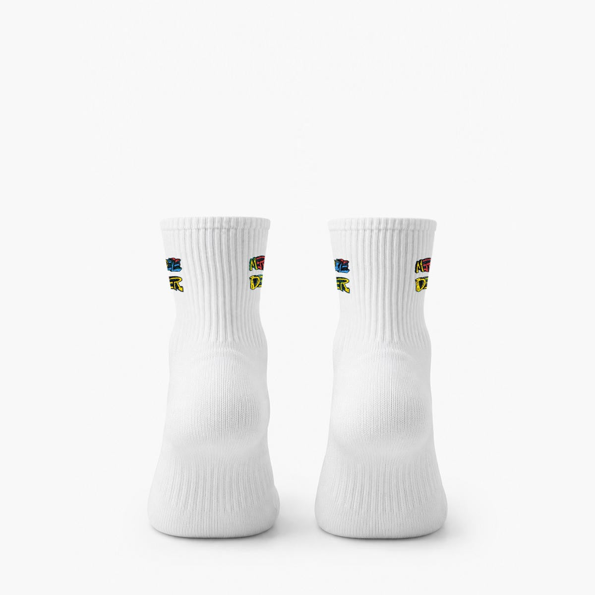 embroidery Merchandize Designer-Calf Socks|Cotton