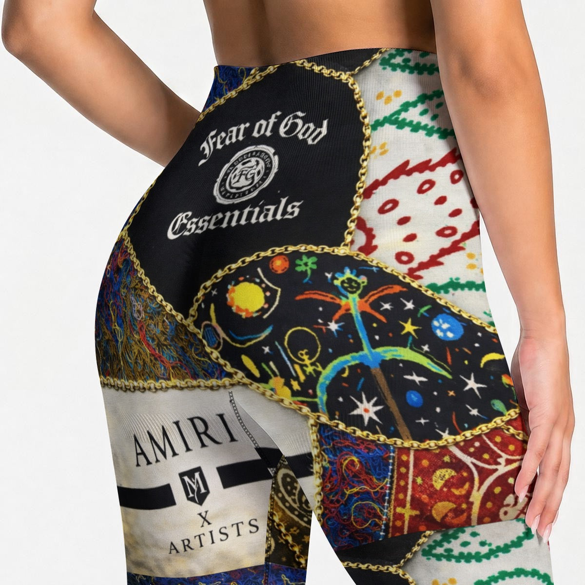 Luxury Chaos High Waisted Butt-Lifting Leggings