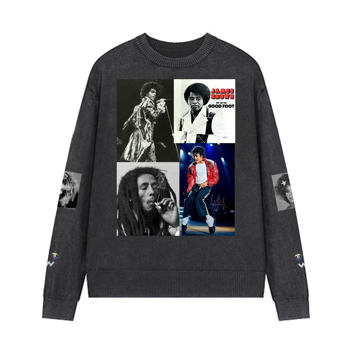 Black Legacy Men’s Vintage Crewneck Knit Sweater