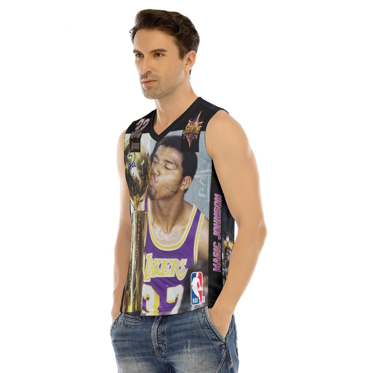 Magic Johnson- Showtime Supreme Designer Tank Top