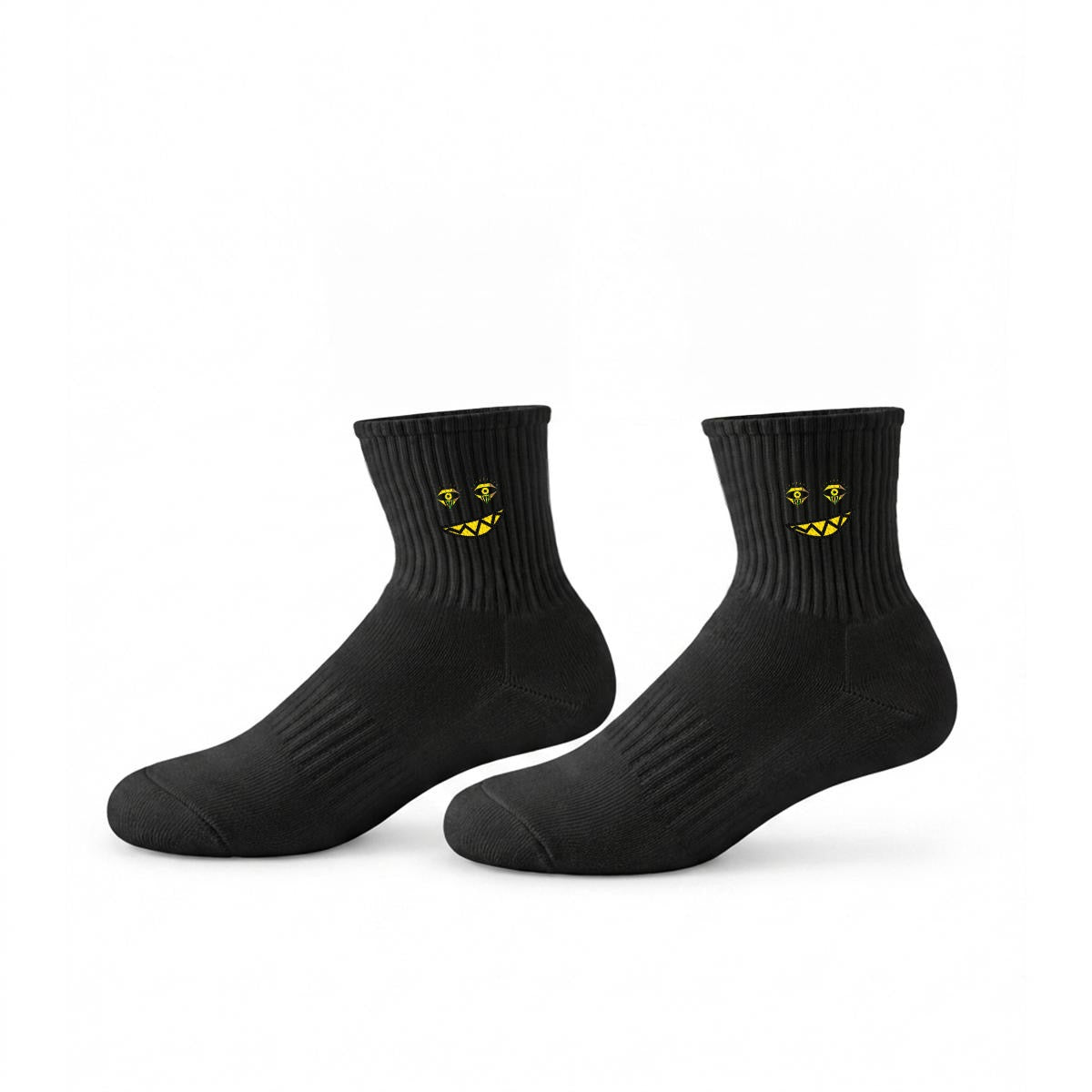 Embroidery Designer Merch Mid-Calf Socks|Cotton
