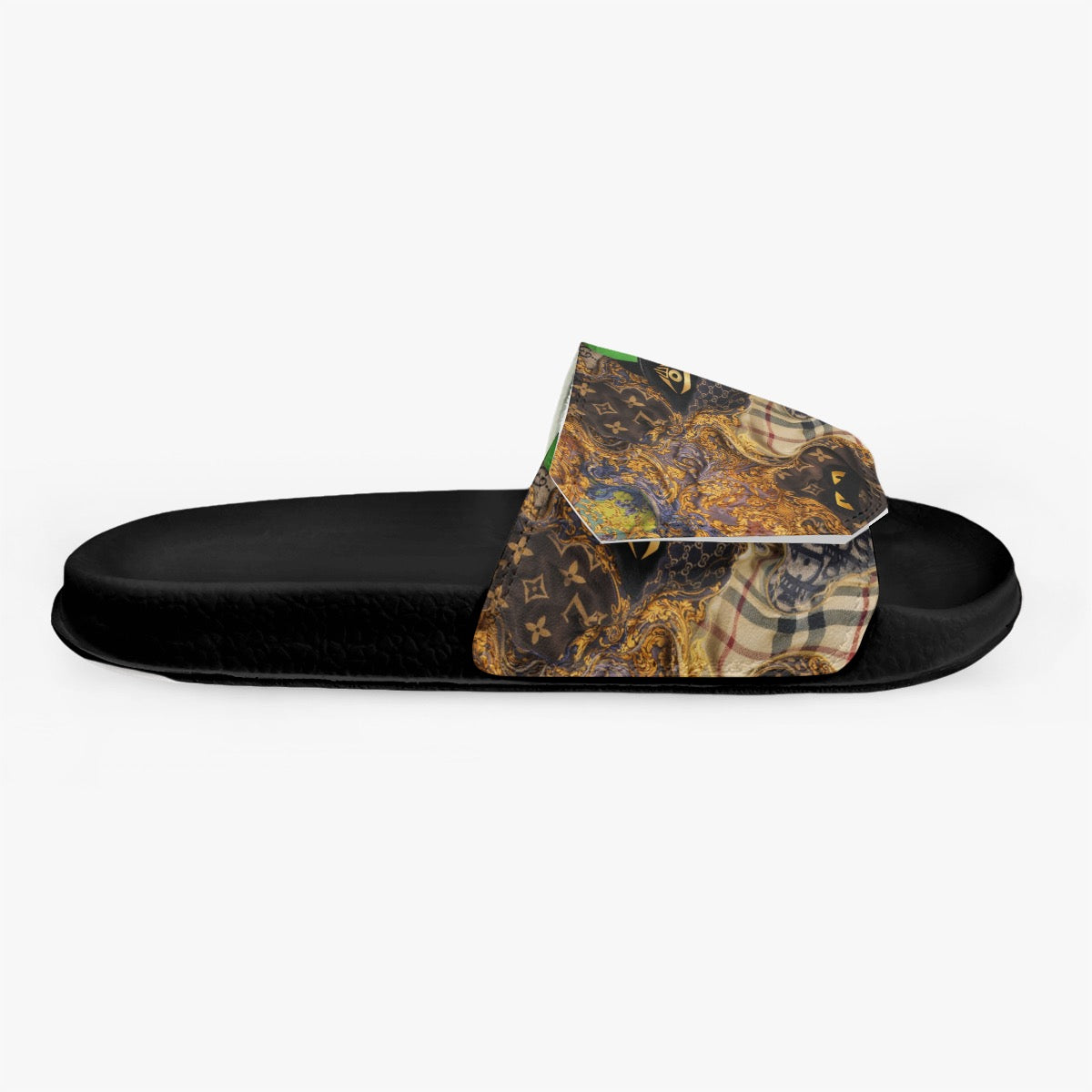 Collision Designer Velcro Slippers