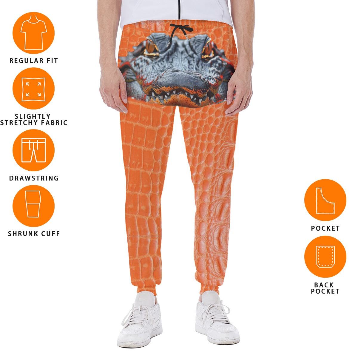 Orange Gator Sweatpants