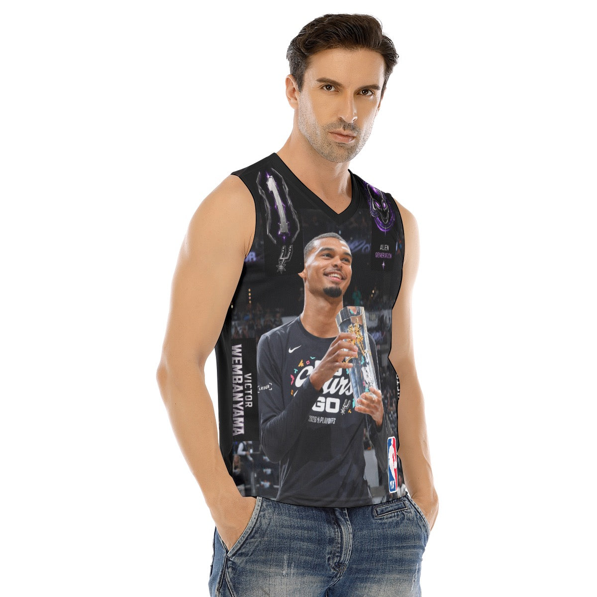 Victor Wembanyama-Alien Protocol Designer Tank Top