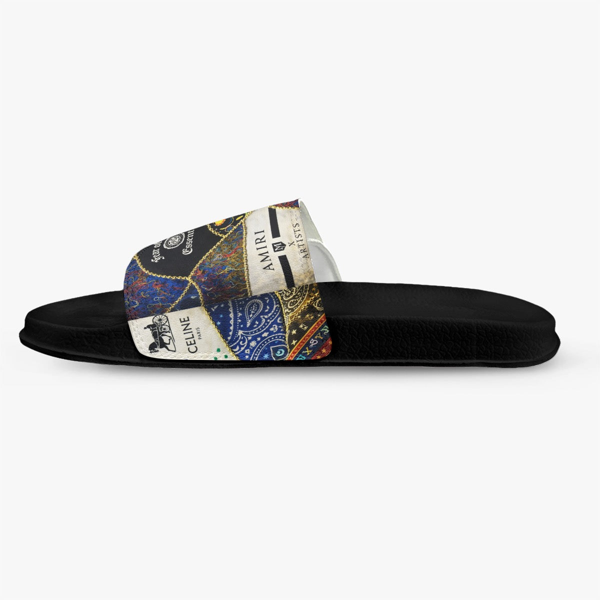 Luxury Chaos Velcro Slippers