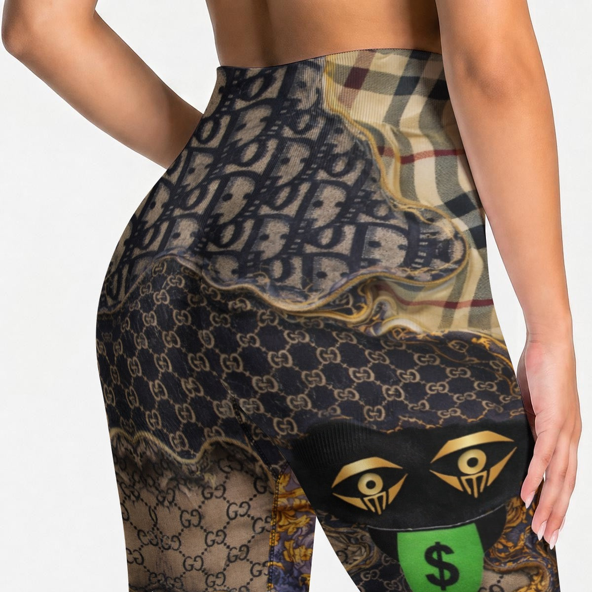 Collision X Designer High Waisted Butt-Lifting Leggings