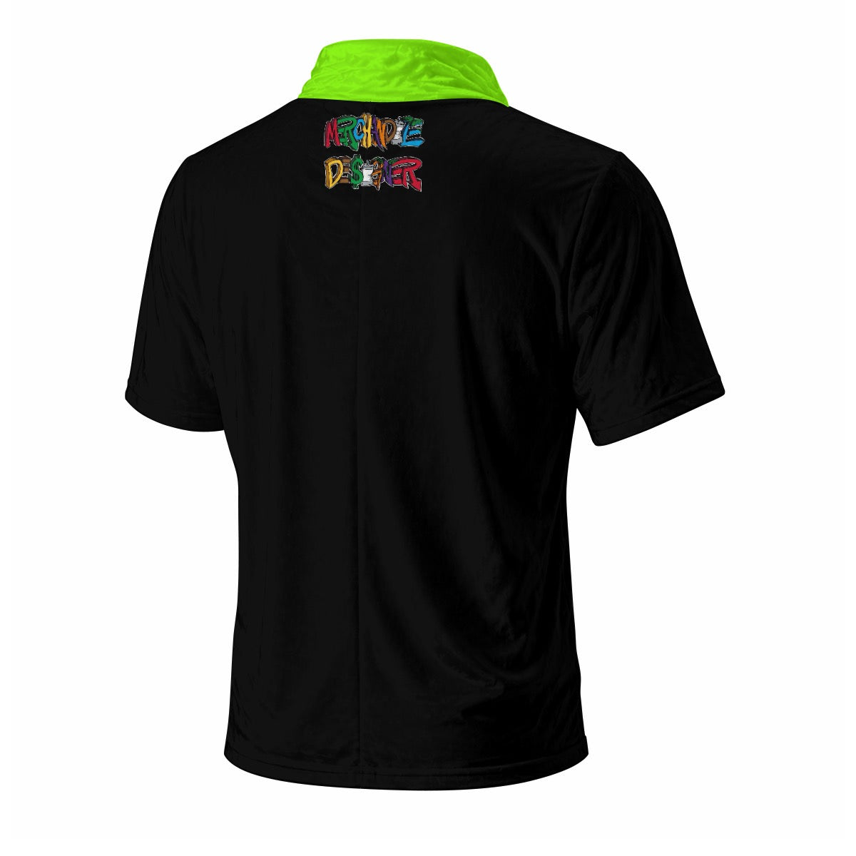 Acid Designer Draped Neck Shirt