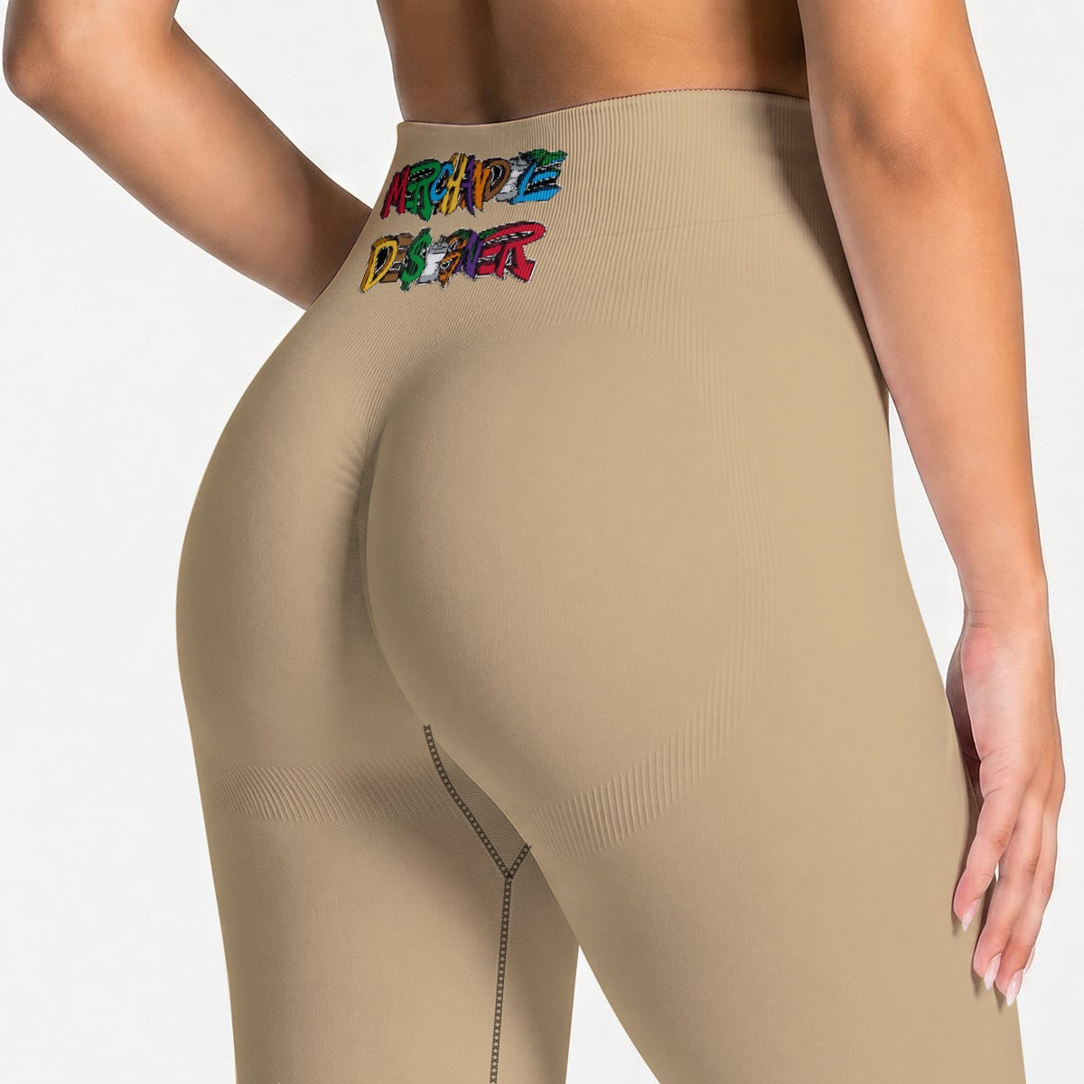 Tan High Waisted Butt-Lifting Leggings