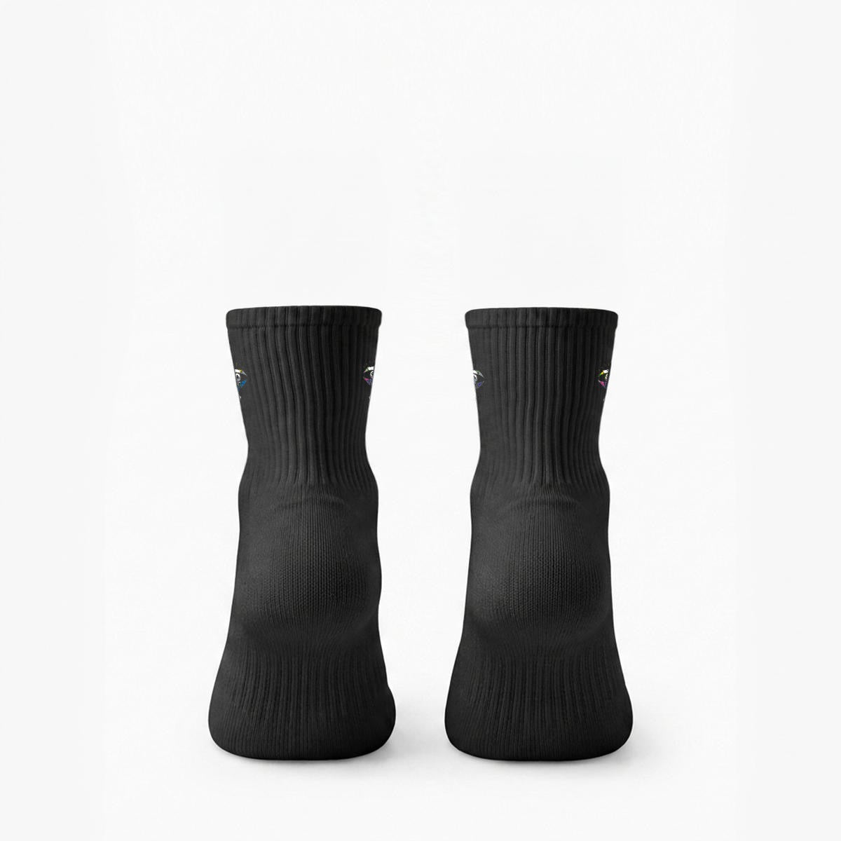 embroidery Chill Merch -Calf Socks|Cotton