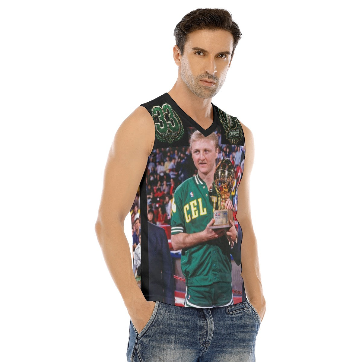 Larry Bird-Cold Blooded Designer Tank Top