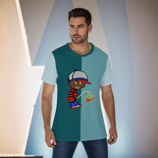 Blue Green Designer Outlaw Shirt