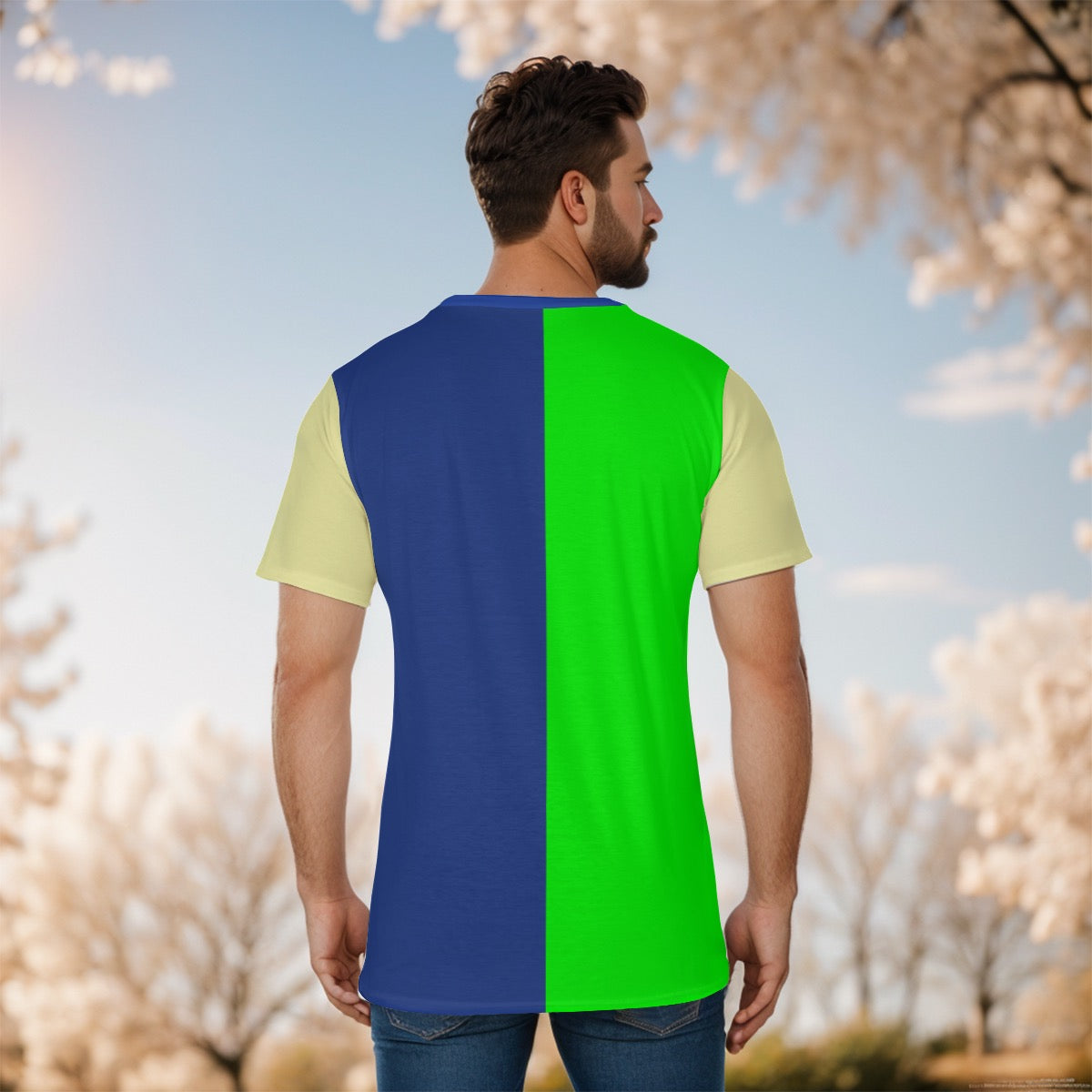 Lime Blu Green Outlaw Designer Shirt