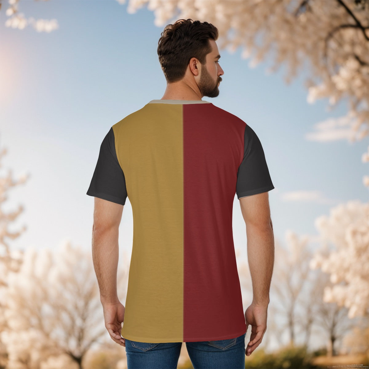 Red/Tan/Cream Outlaw shirt