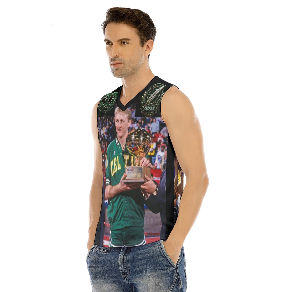 Larry Bird-Cold Blooded Designer Tank Top