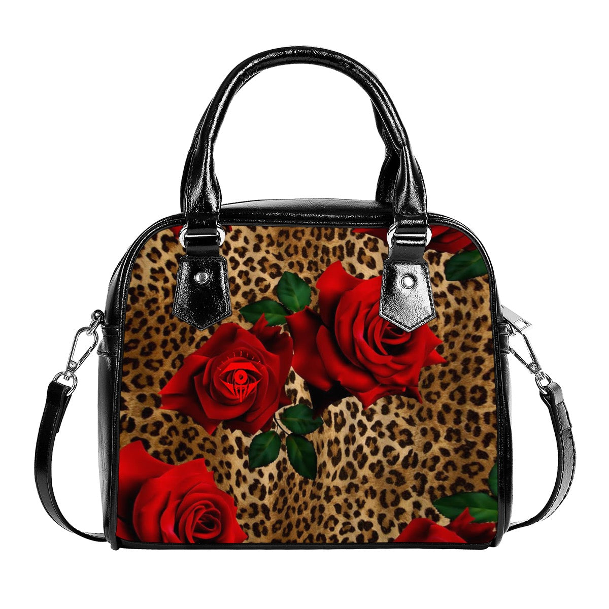 Rose Designer Handbag With Single Shoulder Strap