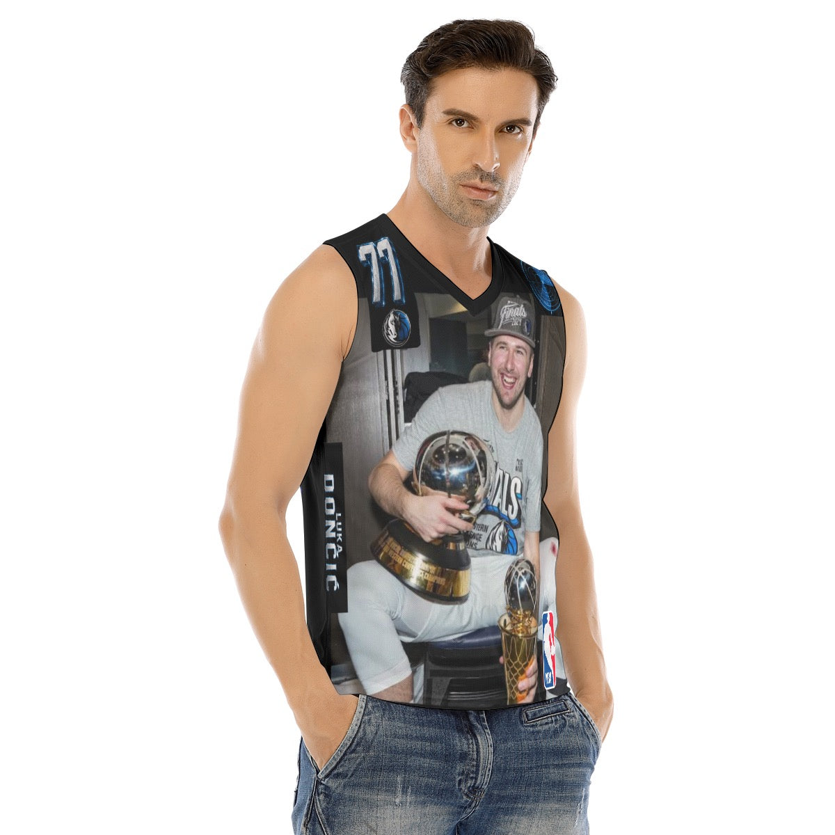 Luka Doncic-Court Vision Designer Tank Top