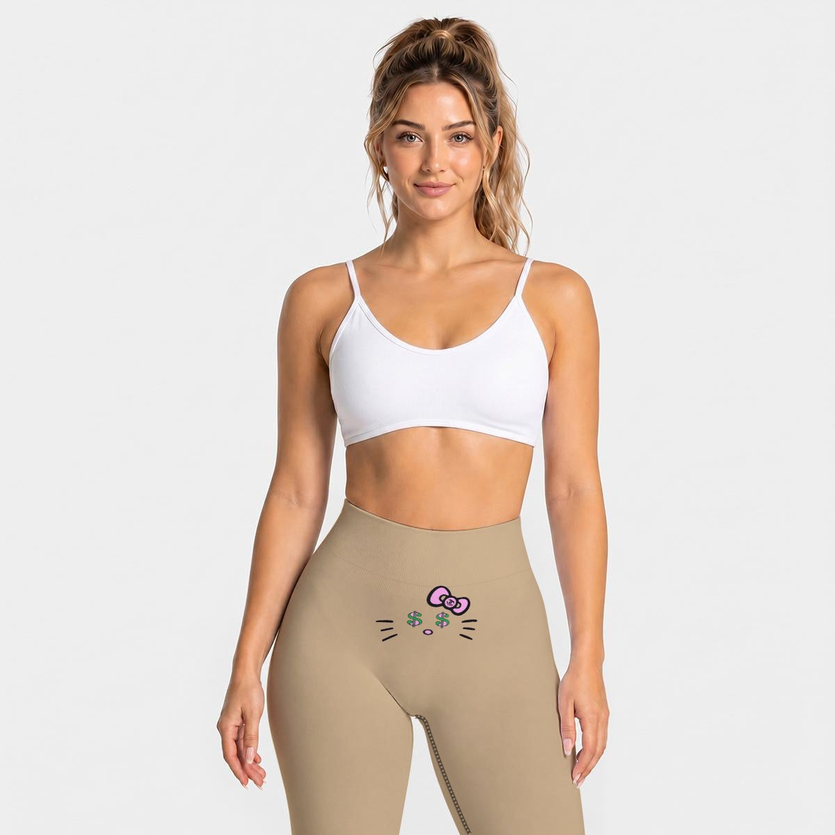 Tan High Waisted Butt-Lifting Leggings