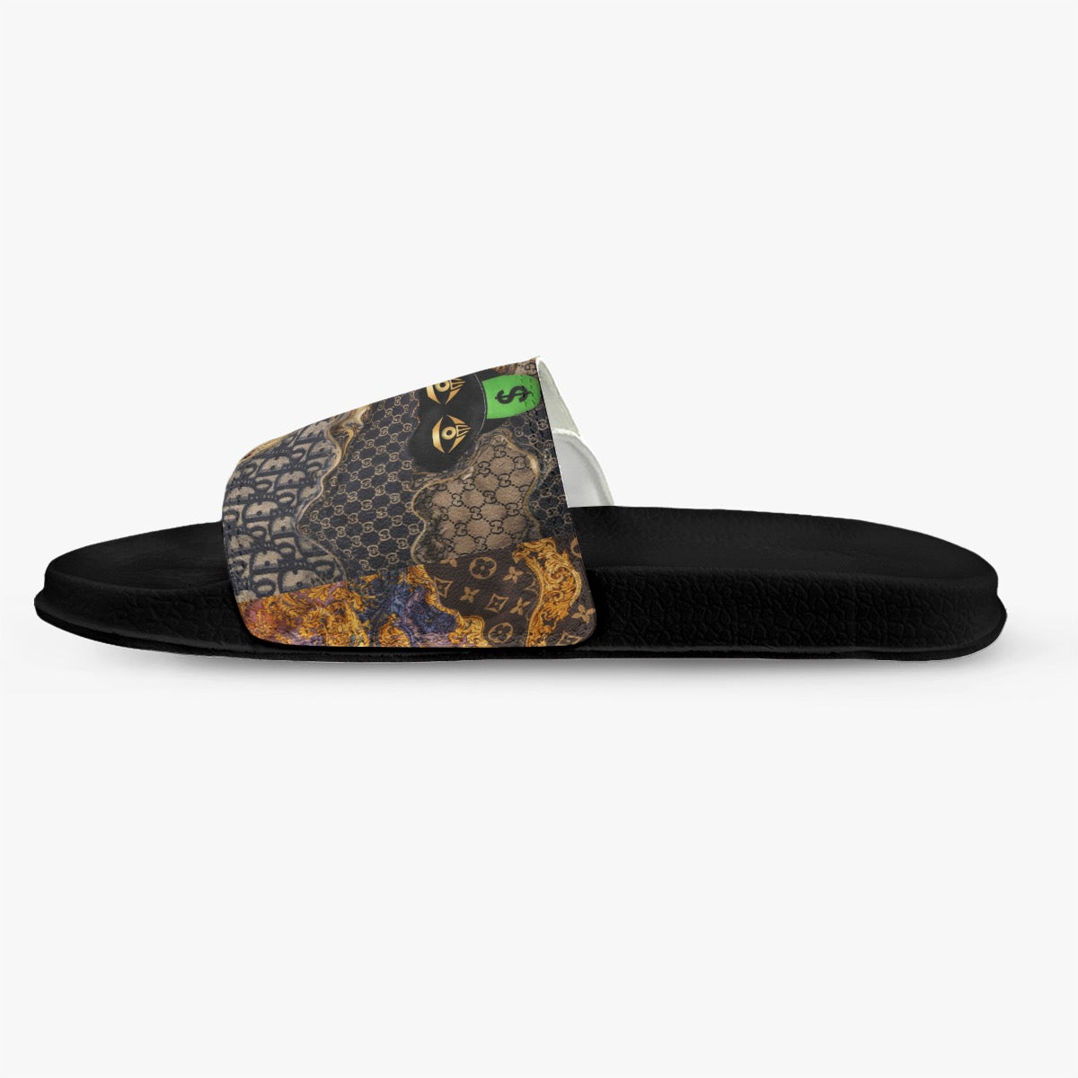 Collision Designer Velcro Slippers
