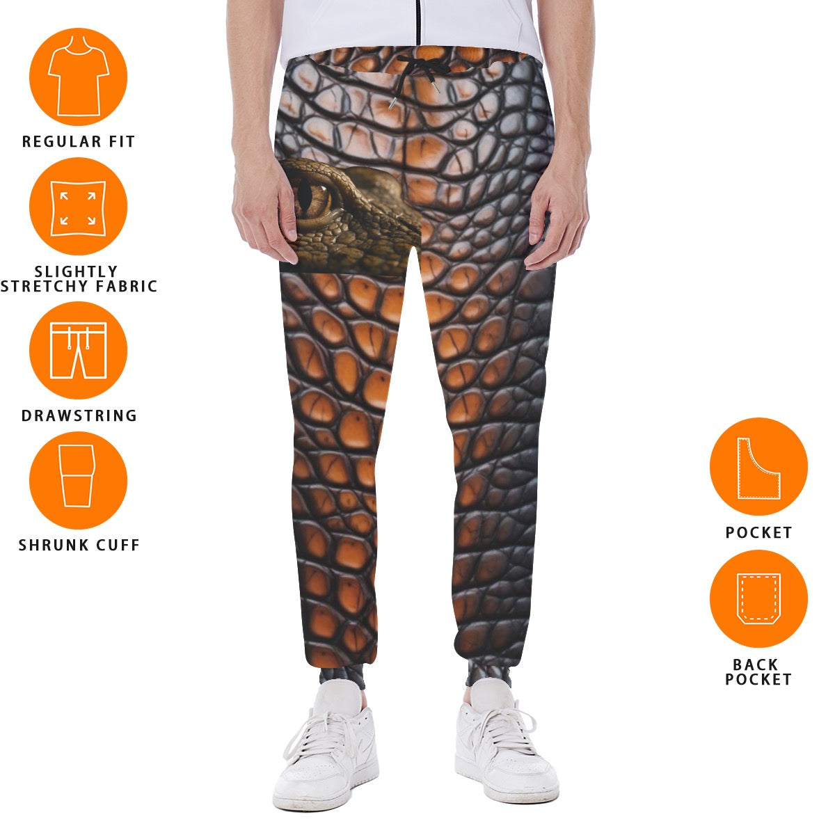 Brown Gator Sweatpants