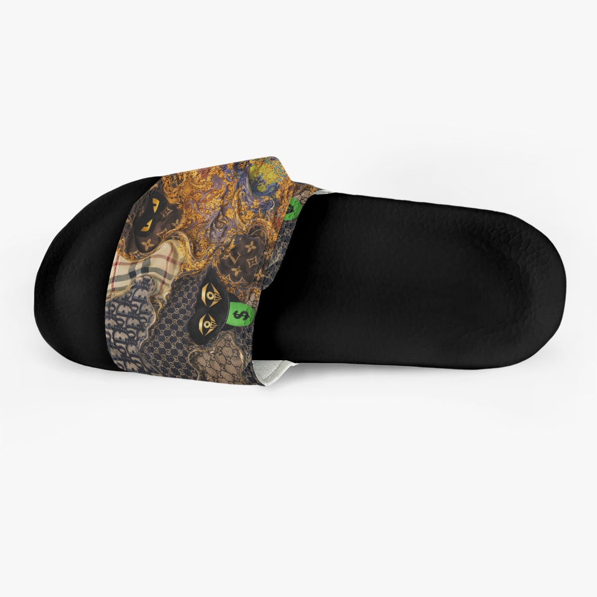Collision Designer Velcro Slippers