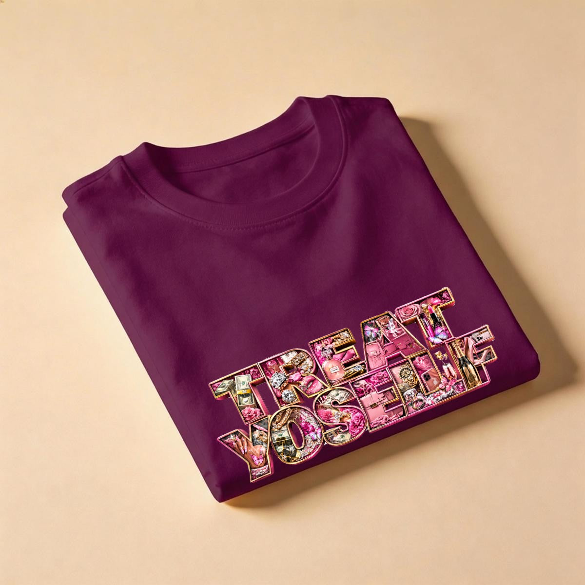 women treat yoself shirts