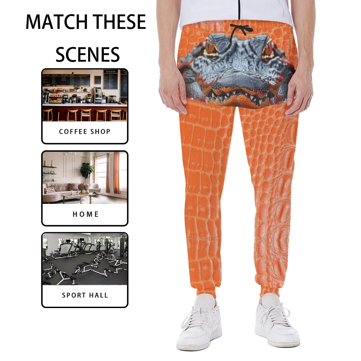 Orange Gator Sweatpants