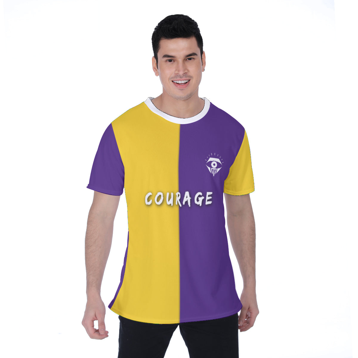 Courage yellow/purp T-shirt | Birdseye