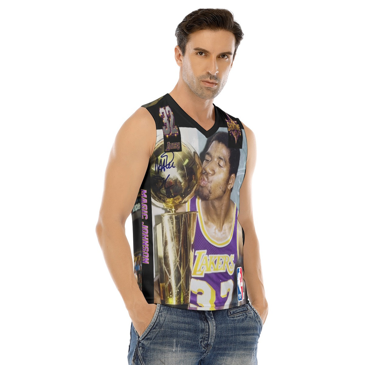 Magic Johnson- Showtime Supreme Designer Tank Top