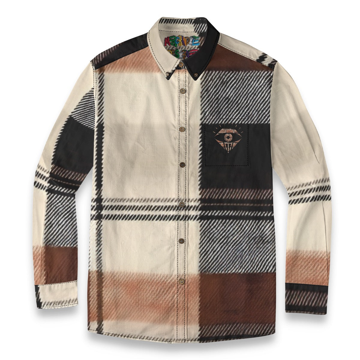 Country Plaid Designer Long Sleeve Shirt
