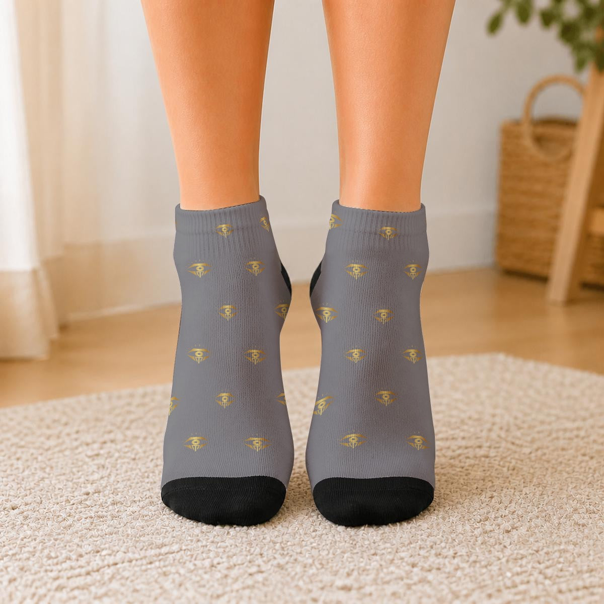 MD signature logo socks-grey
