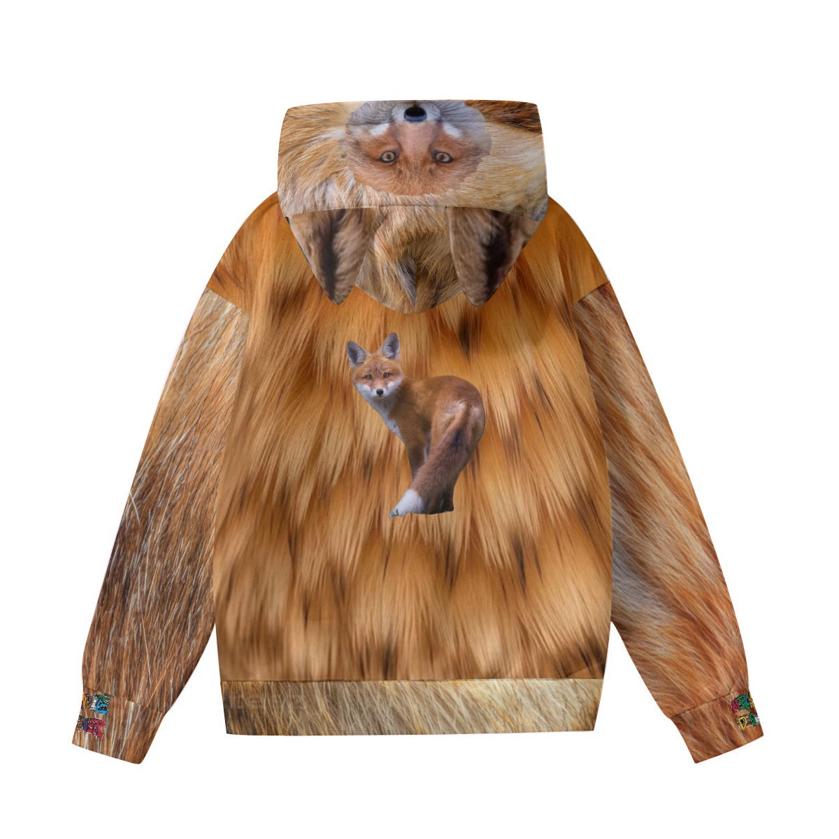 Red Fox Hoodie Wit Ears