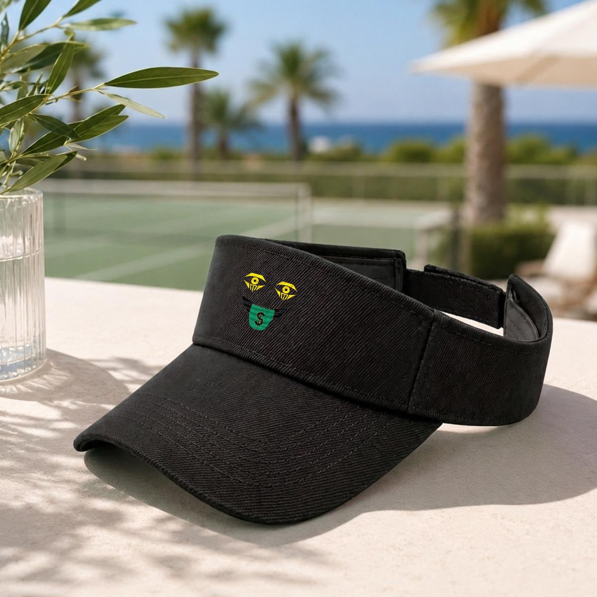Embroidery Money Moves Designer Open-Top Visor