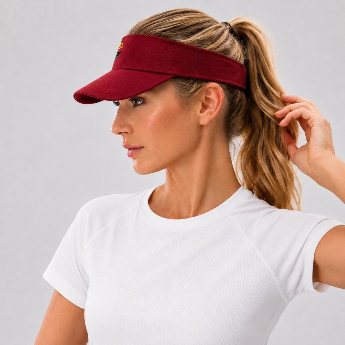 Embroidery Money Moves Designer Open-Top Visor