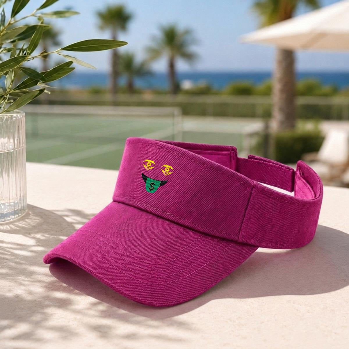 Embroidery Money Moves Designer Open-Top Visor