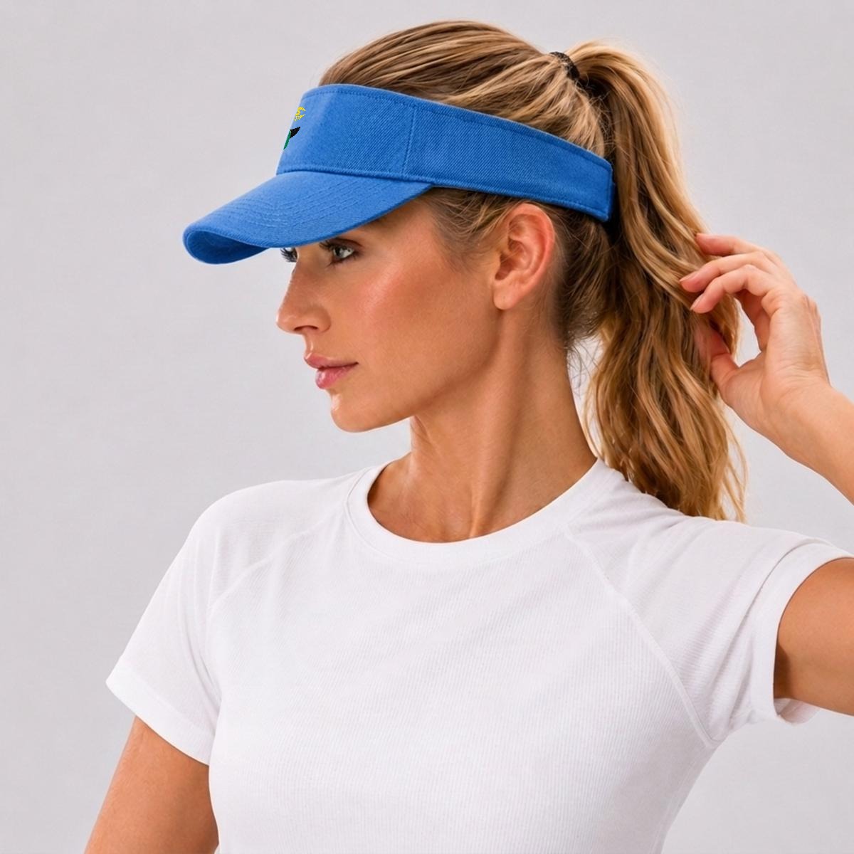 Embroidery Money Moves Designer Open-Top Visor