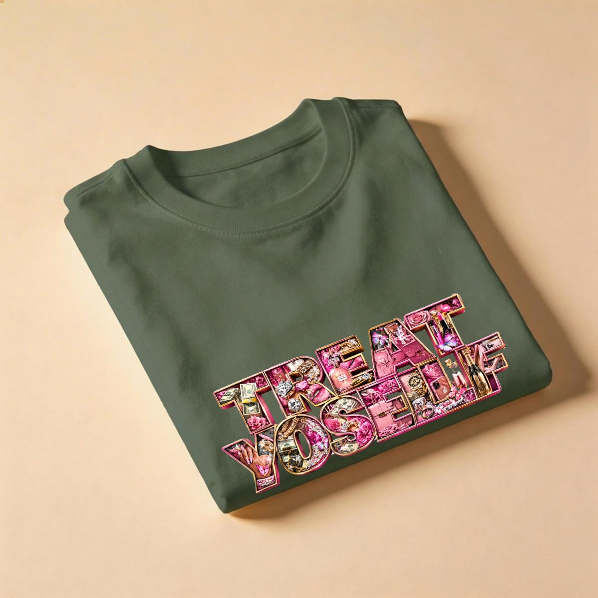 women treat yoself shirts