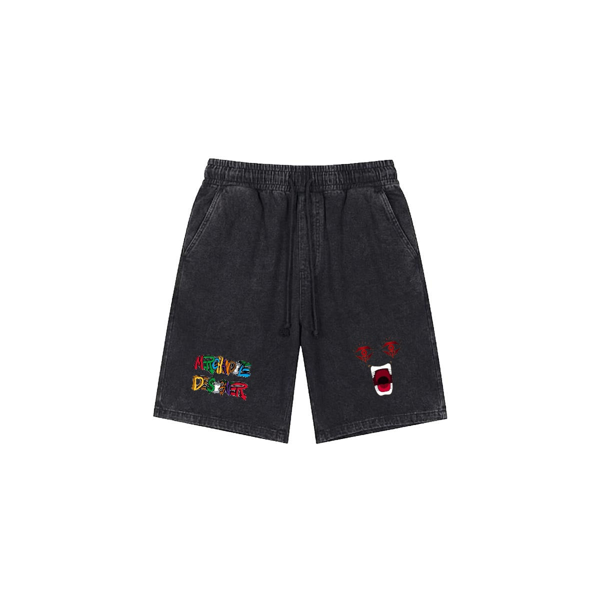 Powered up Designer vintage Shorts