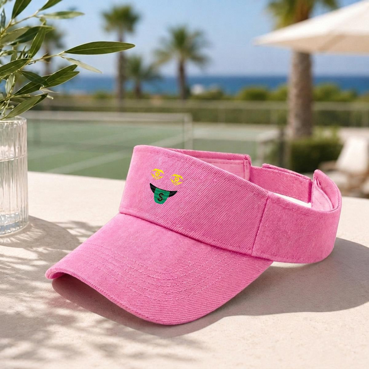 Embroidery Money Moves Designer Open-Top Visor