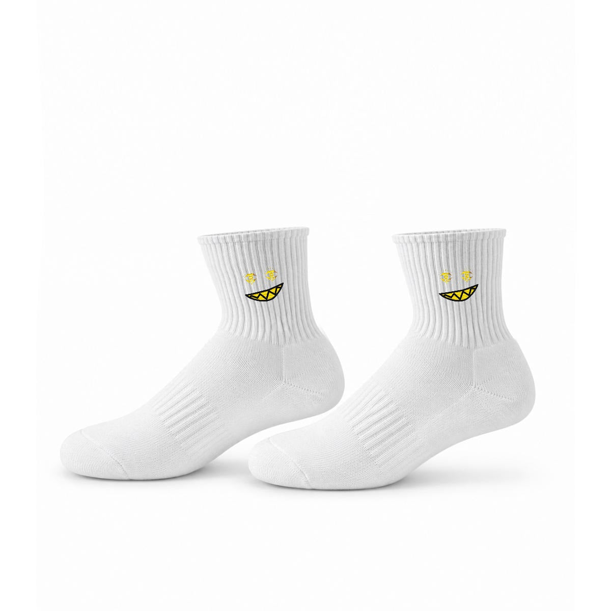 Embroidery Designer Merch Mid-Calf Socks|Cotton