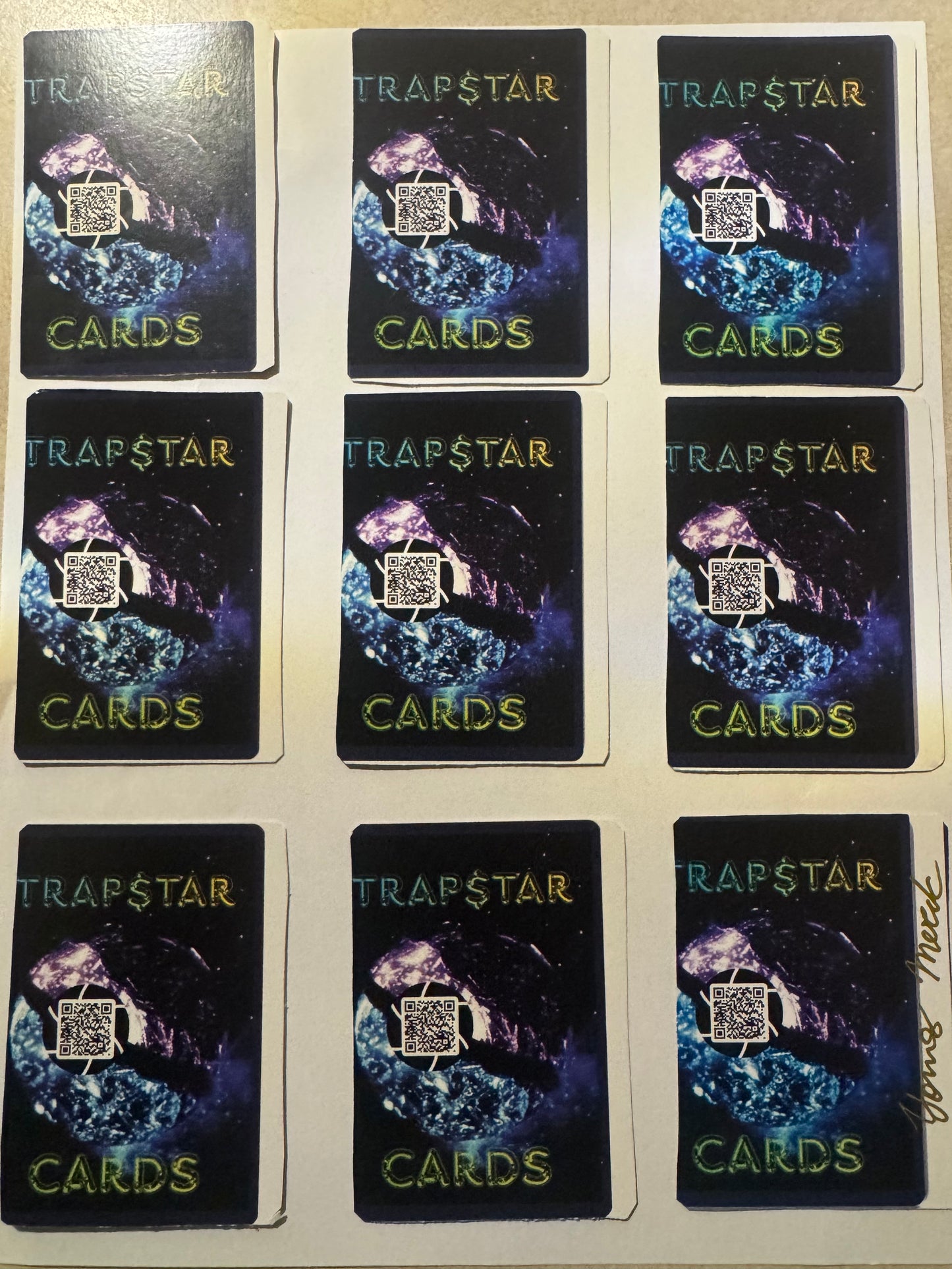 Trap$tar Card (5 cards +2 bonus cards) MUSIC • FASHION • ENTERTAINMENT