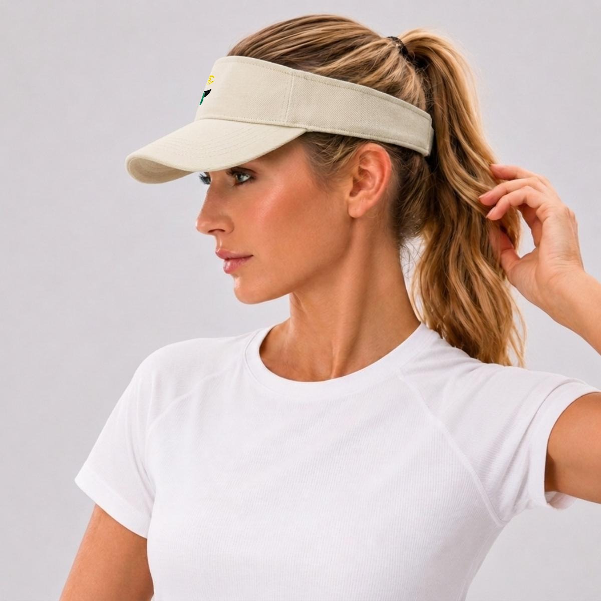 Embroidery Money Moves Designer Open-Top Visor
