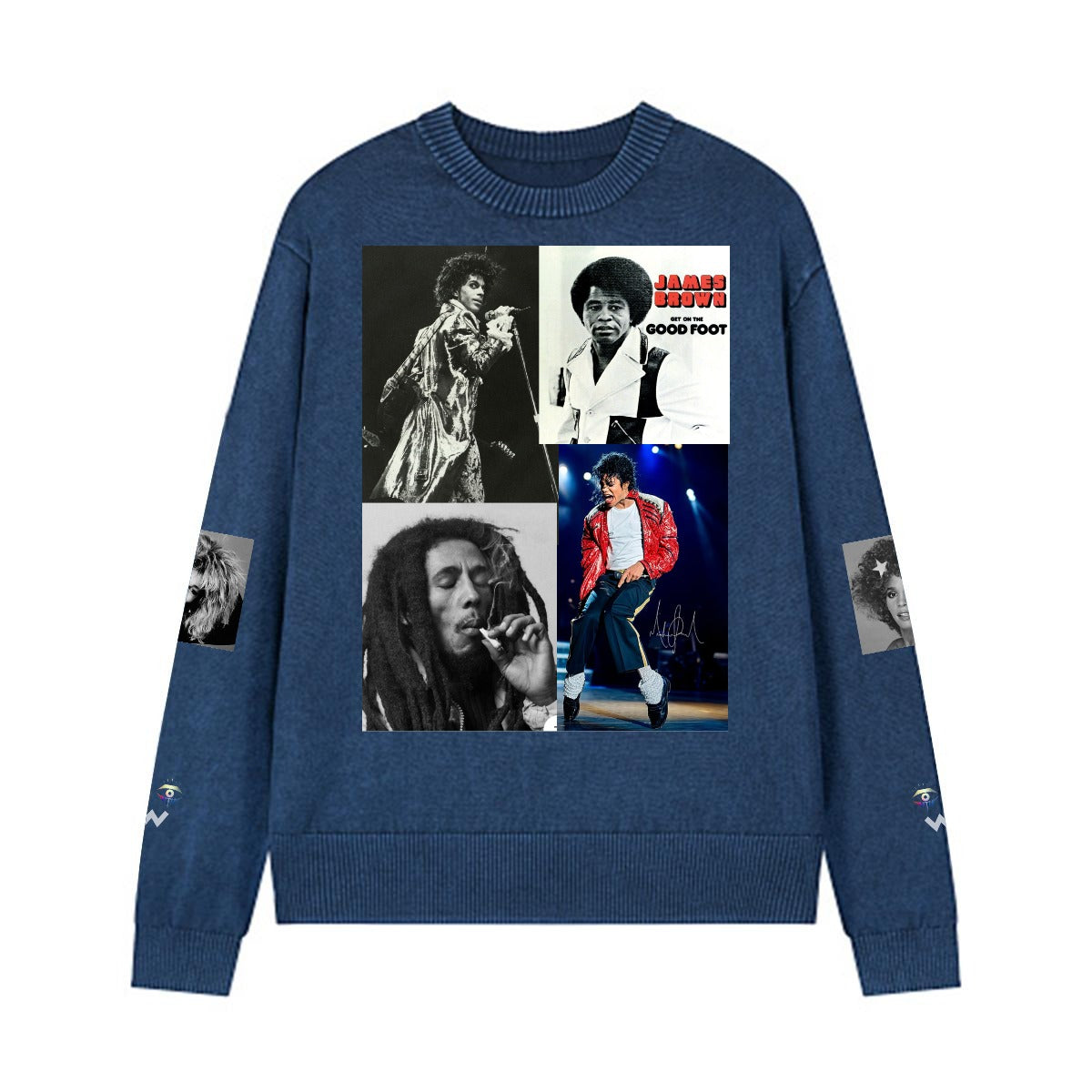Black Legacy Men’s Vintage Crewneck Knit Sweater
