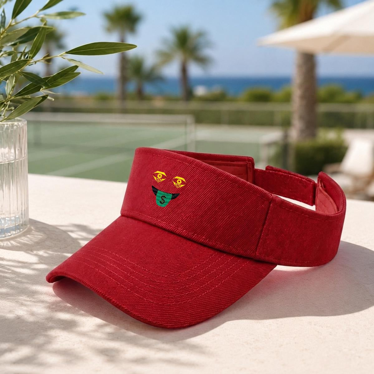 Embroidery Money Moves Designer Open-Top Visor