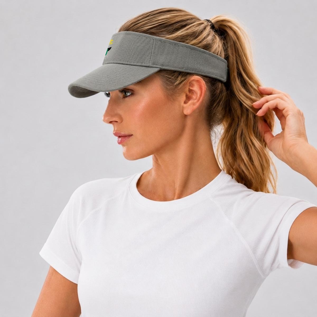 Embroidery Money Moves Designer Open-Top Visor